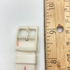 Vintage Cefotan Pharma Rep Unisex Watch 33mm White Red Medical New Battery 8.75″