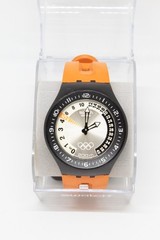 Genuine Swatch Fun Scuba SUGB103 “Climbing Lobster” Athens 2004 Olympic Edition.