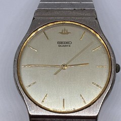 SEIKO 5Y31-8010 Champagne Gold Watch Wrist 18.5cm From Japan
