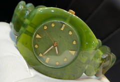 Natural Serpentine Jade Gemstone Watch for Men Women | Handmade Luxury Gift