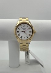 Kate Spade New York KSW1854 Women’s Crosstown Gold-Tone Watch 34mm – NEW