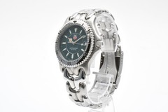 ▶️RARE [ N MINT ] TAG HEUER S/el WG1119 37mm Quartz Men’s Watch Green Dial Swiss