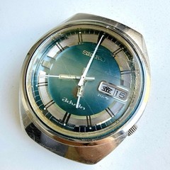 Seiko Advan 7019-7250 Vintage Men’s Automatic Watch 40mm Green Dial 1970s