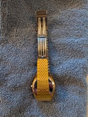 Vintage Citizen Quartz Men’s Day/Date Gold Tone Bracelet 1987 Working Near Mint