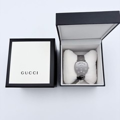 Gucci YA157410 38mm Unisex Wristwatch Grip Stainless Steel Silver Japan NEW