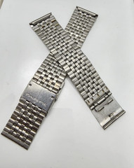 20mm Silver Jubilee Stainless Steel Watch Band Bracelet Fold ver Clasp Replace