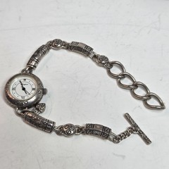 Brighton Marrakesh Women’s Quartz Watch Adjustable 7″-8″ Toggle Clasp Silver