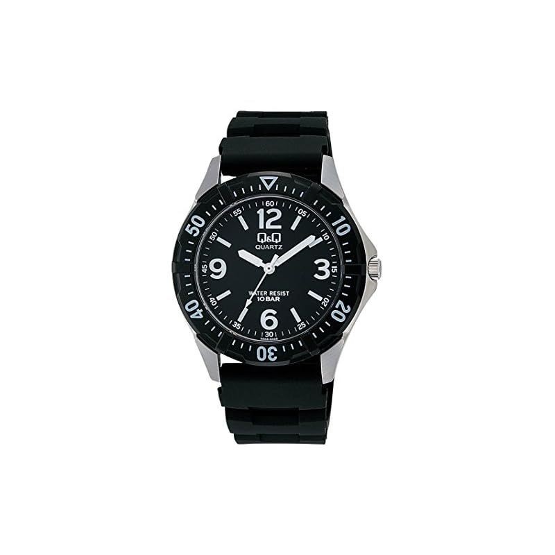 New Citizen Q Q wristwatch analog waterproof urethane band W376 305 men’s black