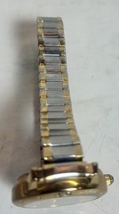 Image Watch Quartz Movement Expandable Band Silver Gold Tone Works