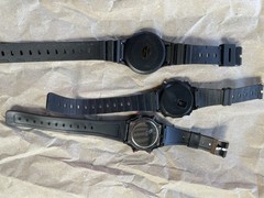Vintage 1980’s Asst LCD Digital Watches X 3 ~ Melody ~ Chrono & World Time