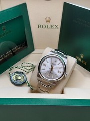 Rolex Oyster Perpetual 41 2024 Silver Dial Stainless Steel Smooth Bezel