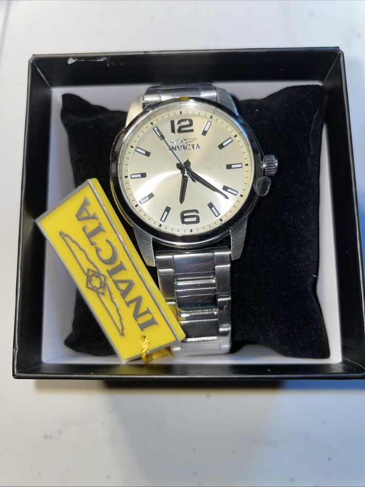 Invicta Celestial Watch, 36mm, Ivory brass dial, Mineral crystal, 50M New in Box