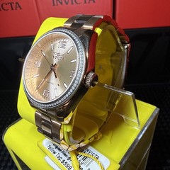 Invicta Elite Diamond 0.28 Carat Diamond Women’s Watch – 36mm, Rose Gold (48742)