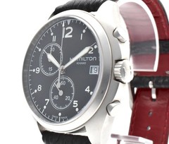 Hamilton H765520 Khaki Aviation Pilot PIONEER Black Quartz Men’s Watch JAPAN