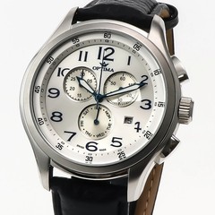 Optima – Swiss Chronograph – OSC376-SL-1 Swiss Ronda Quartz 44.15mm OSC376 50 m