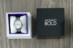 Movado Bold Women’s 36mm Trend Propel Watch Swiss Quartz Movement SS Case & Link