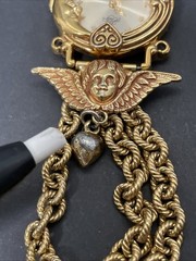 KIRKS FOLLY Angel’s Time Gold Tone Watch K94 New Battery