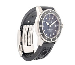 Breitling SuperOcean Heritage 42 A17321 Black Dial Auto SS Mens Watch Box Papers