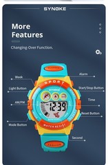 Kids Boys Girls Sport Digital Watch Electronic Waterproof Wrist Watch Child Gift