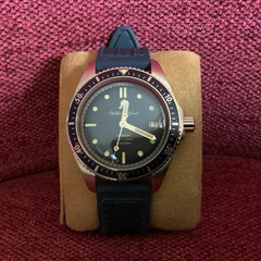 William Wood Blue Watch in Excellent condition, made in London 300m water resis