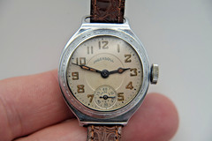 Vintage men’s WWI military Trench watch Ingersoll Made in USA for repair