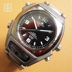 CITIZEN Attesa Eco-Drive Rare Titanium Digi-Ana Solar Powered Watch (JAPAN MADE)