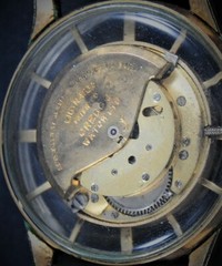 Rare & Unusual Automatic Bidynator Vintage Watch Skeleton Case Original Dial