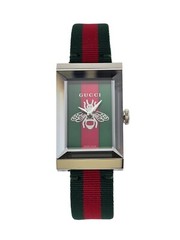Gucci G-Frame YA147413 Women’s Swiss Fabric Band Watch – Retail Price $1150