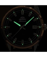 ORIENT Men Analog Automatic Casual Watch Classic Dress Brown Dial Waterproof Rou