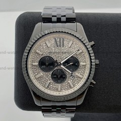 Michael Kors MK8605 Lexington Chronograph Black Stainless Steel Men’s Watch