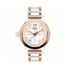 New, ESQ Movado Women’s Fusion Rose-lon Plated Interchangeable Strap Watch $305