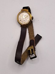 Vtg Epa 17 Jewels USRR Gold AU Mechanisch Handaufzug Womens Dress Watch Original