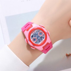SKMEI Digital Sport Watch for Boys Girls LED Silicone Band Waterproof Wristwatch