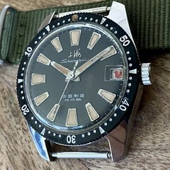 Vintage {Prof. SERVICED} ShangHai 114 Diver SS4 Chinese Military Watch (1540)
