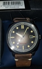 Spinnaker Hull SP-5059-02 Automatic Men’s Watch 42mm Brown Dial Leather Strap