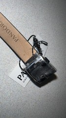 Pandora Icon Black Face Watch Black Crown Diamond 811060BK