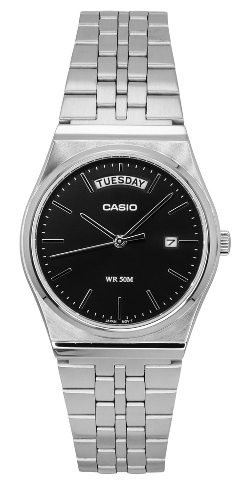 Casio Standard Black Dial Stainless Steel Quartz MTP-B146D-1AV Men’s Watch
