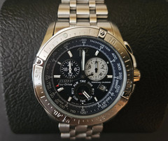 New Citizen BL5370-51L Chronograph EcoDrive Perpetual Calendar Tachymeter Watch