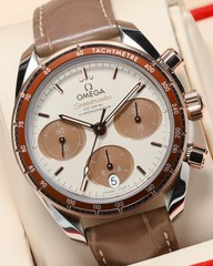 Omega Speedmaster 38 “Cappuccino” [Complete] 38MM Brown Dial Two-Tone Steel