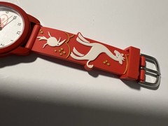 Museo Del Prado Children’s Red Animal Quartz Watch Vintage Working