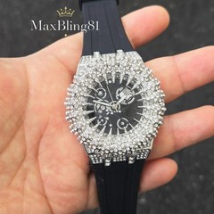 MEN’S SILICONE BAND MONSTER TEETH WATCH LUXURY UNIQUE URBAN DESIGN FASHIONABLE