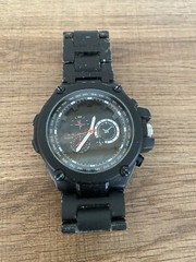 Forever 21 Watch. Black Band And Dial Hip Hop Watch New Battery Works Great Look