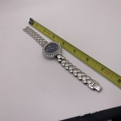 Beautiful Working Women’s Burgi – Wrist Watch Stainless / Blue / Crystal bezel