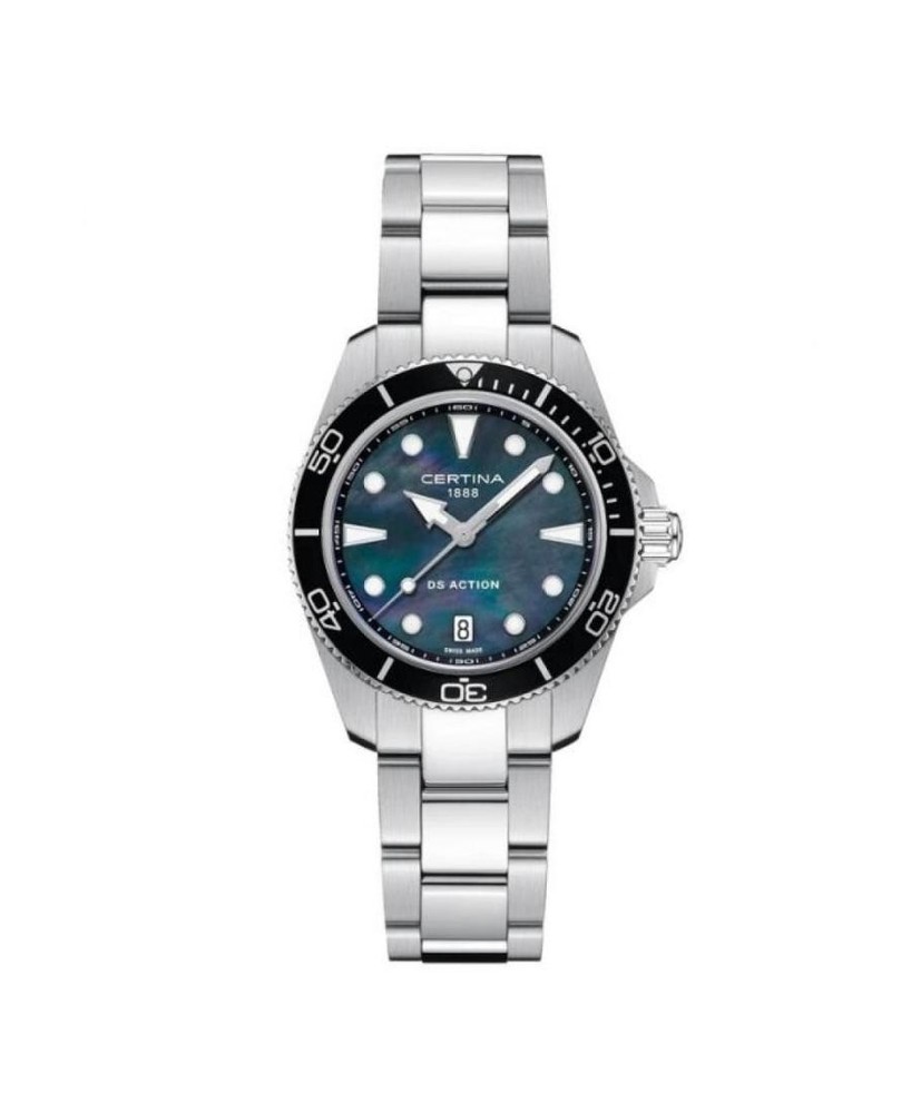 CERTINA Women Analog Quartz Casual Watch Classic Dress Silver color Dial Waterpr