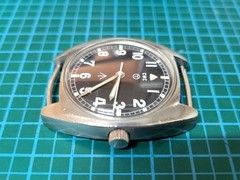CWC W10 Manual Wind Military Watch 1979 British Army Stainless Steel #343