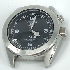Seiko 5M22-6C30 Kinetic Men’s Watch Black Made in Japan 075865