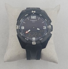 * Tissot T-Touch Expert Solar 45mm Black Men’s Watch T0914204705701 (W/O Tag)