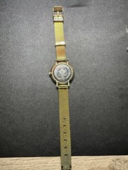 Louis Richard Quartz 32-35.9mm Gold Tone Textured Roman Dial Mesh Band