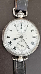 1919 INDIAN MARKET Wristwatch Marcks & Co Ltd, Bombay & Poona