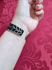 Vintage Xavier Women’s Quartz Rectangle Watch Silver/Black Metal Bracelet
